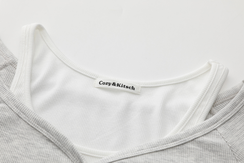 Hazel Layered Button T-shirt