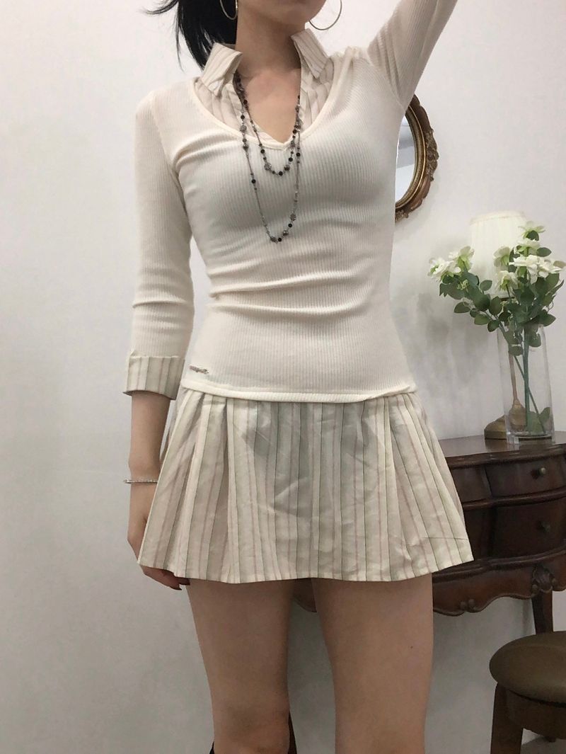 Stripe Warm Dress