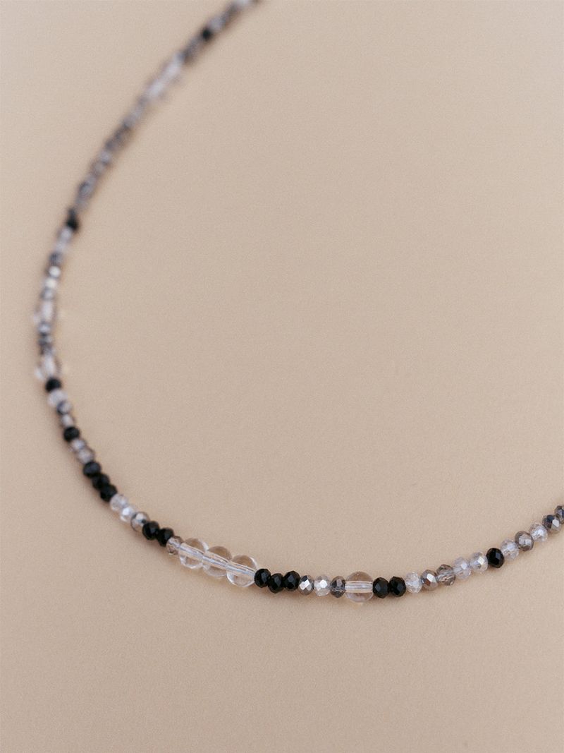 Silver925_Crystal Black and White_N