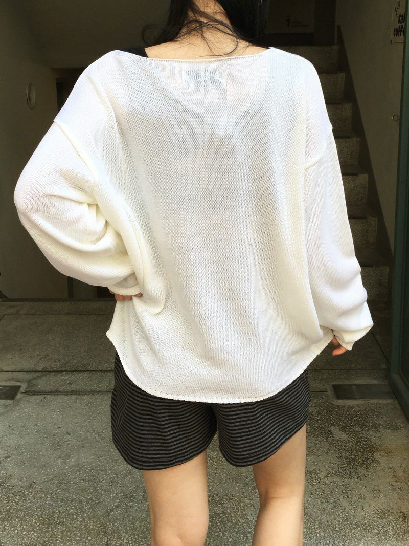 Milk Striped 3/4 Length Shorts (5c)