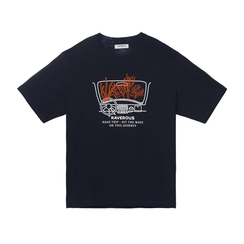 Coral T-Shirt Navy