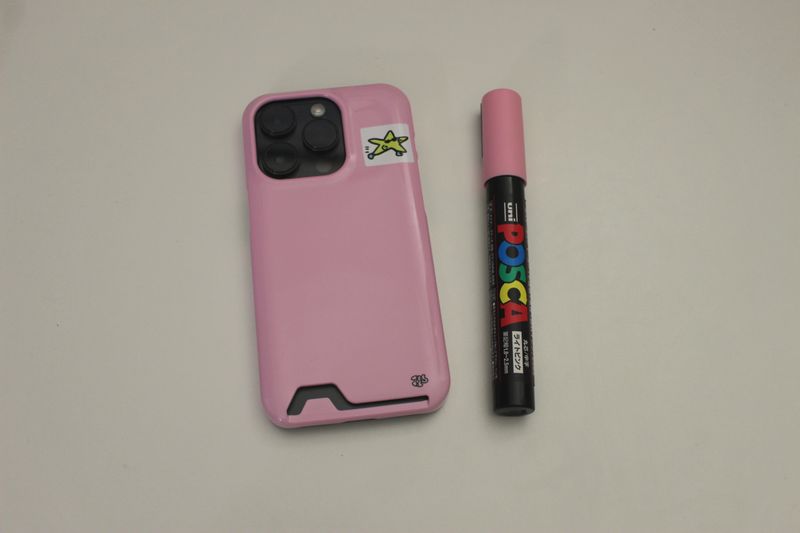 226STUDIO（226スタジオ）の「home square patch card pocket phone case pink（Smartphone Accessories）」