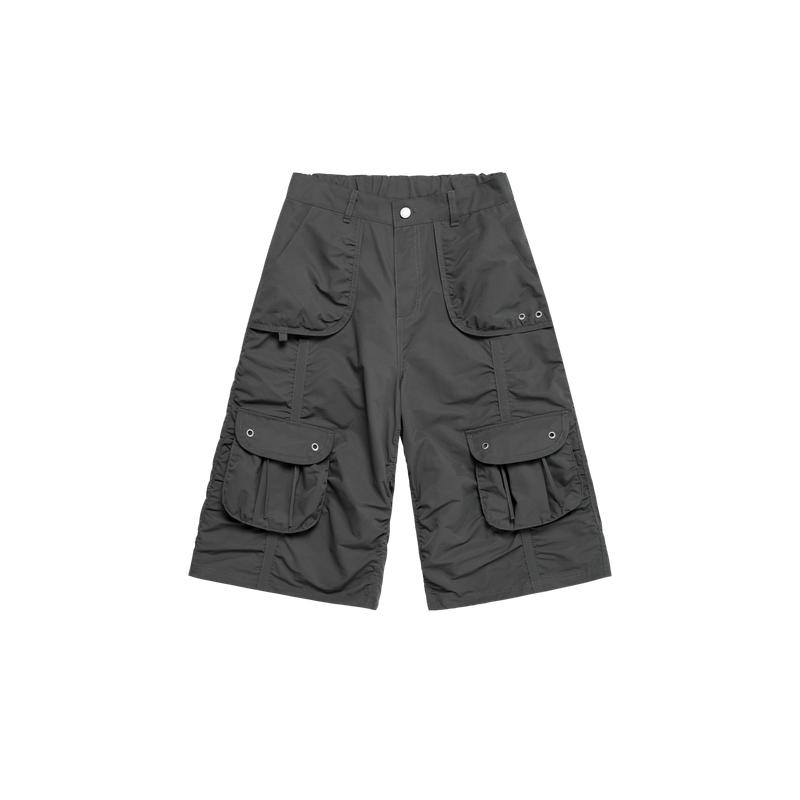 Shirring Pocket Bermuda Pants - 2COLOR