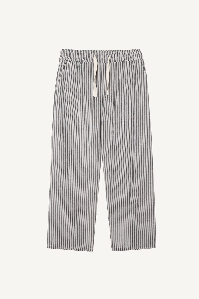 Sun stripe banding pants