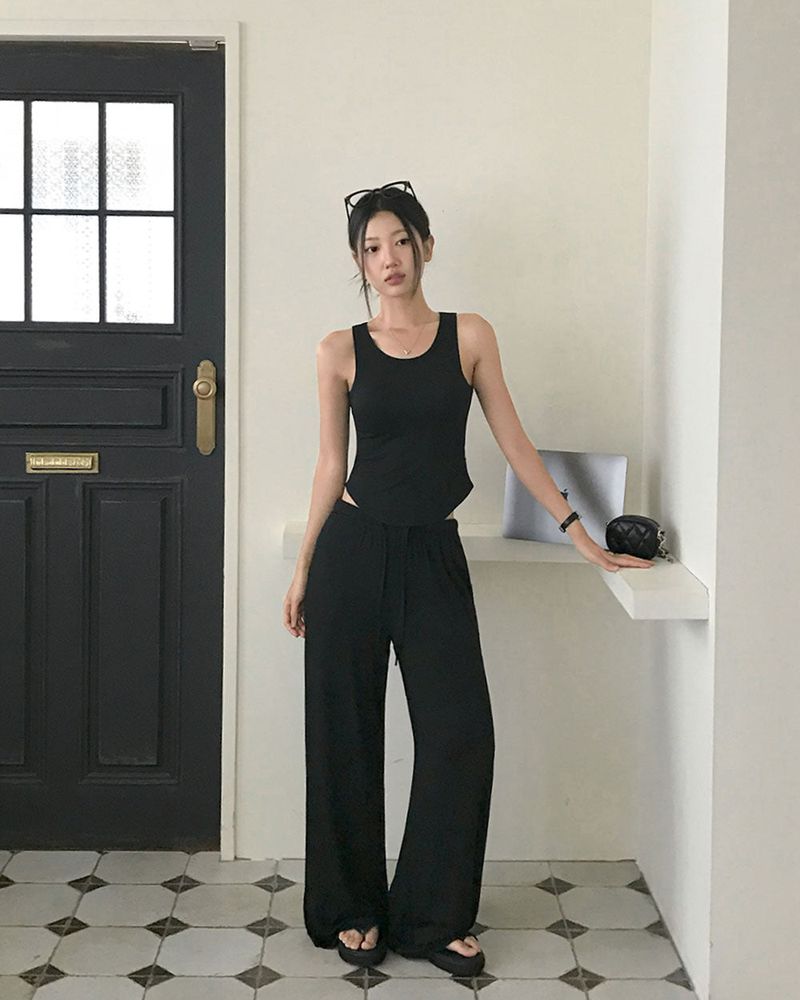 BEIDELLI（ベイデリー）の「[MADE] オフ, キャミソール + ワイドパンツセットアップ（セットアップ）」