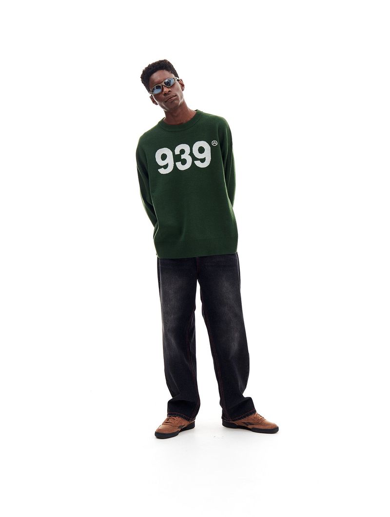 939 LOGO KNIT (GREEN)