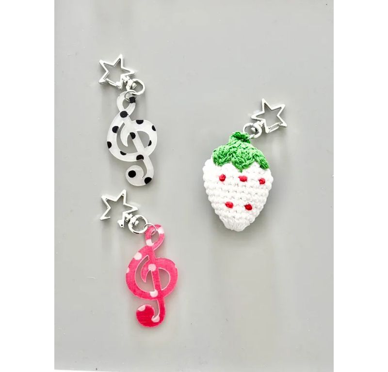 ♫ play note keyring ♫ (6color)
