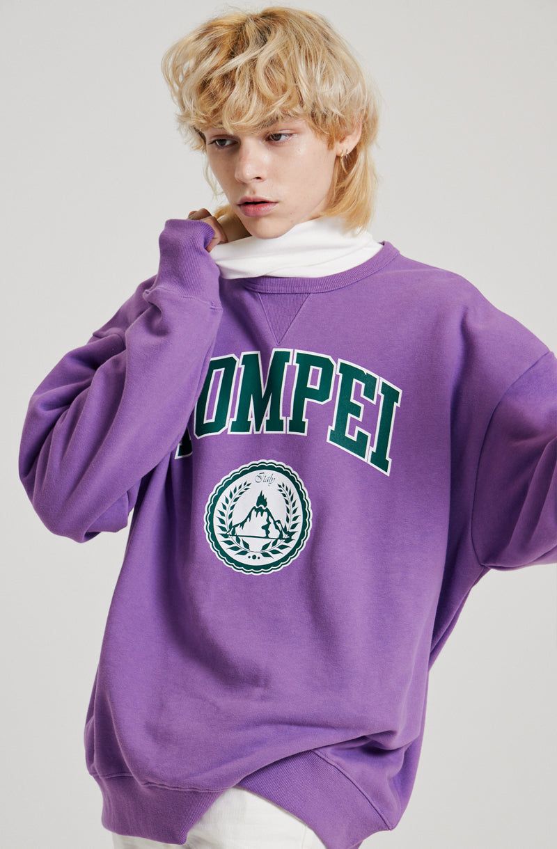 POMPEI VARSITY SWEATSHIRT [VIOLET]