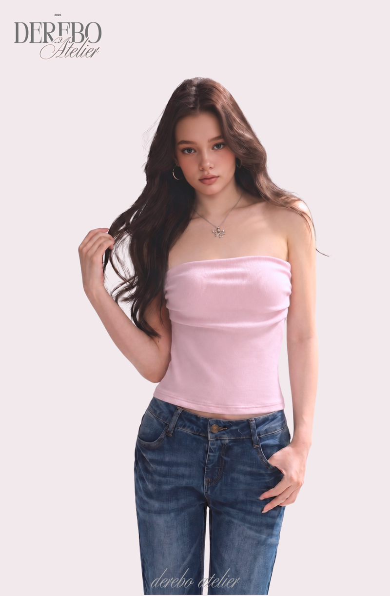 Pastel Pad Slim Tube Top