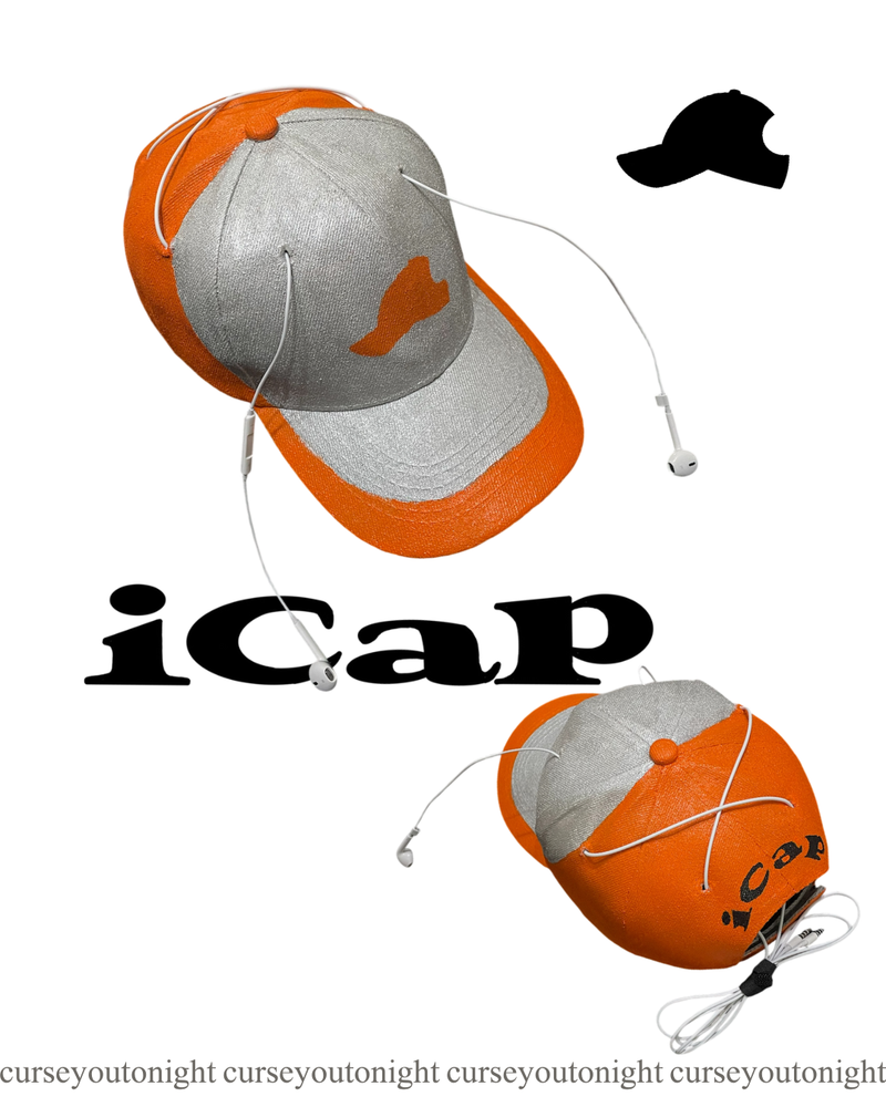 curseyoutonight（カース・ユー・トゥナイト）の「アップル iCAP イヤーポッド付き（手作り）（帽子）」