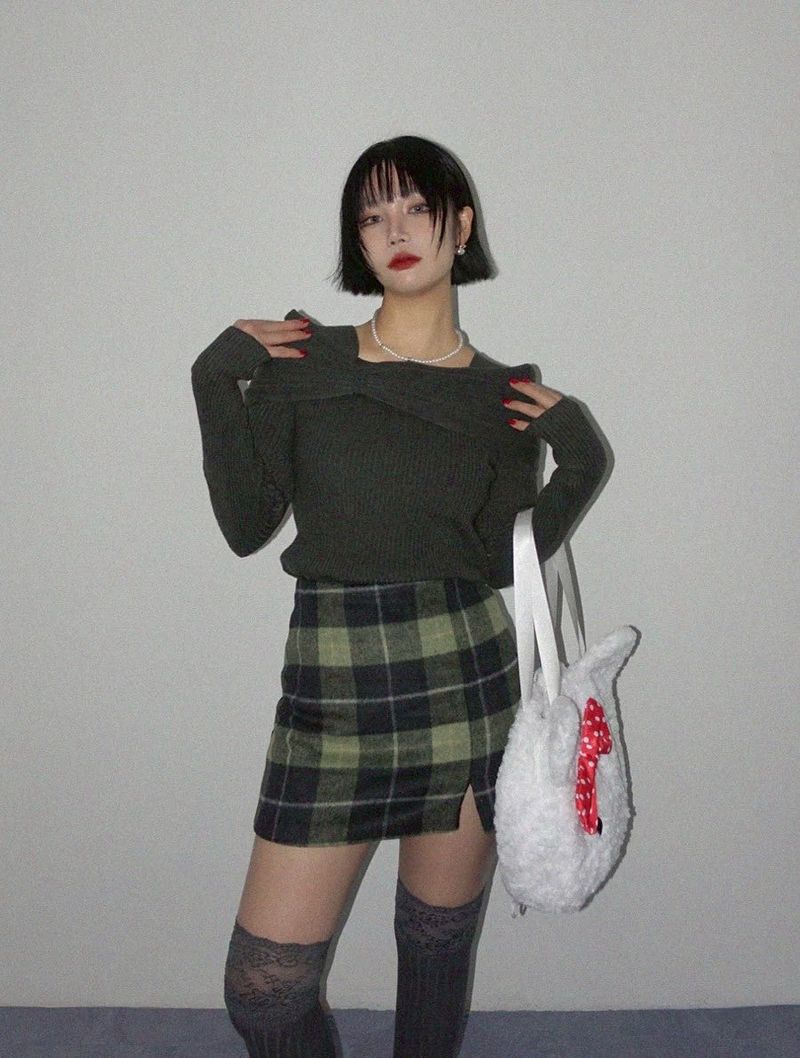  LACE COTTON KNEE SOCKS (3COLORS!)