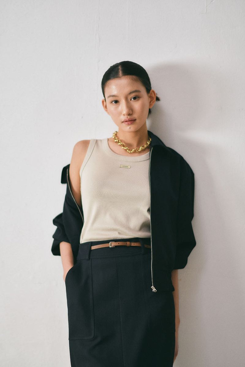 Cotton Label Sleeveless_Beige