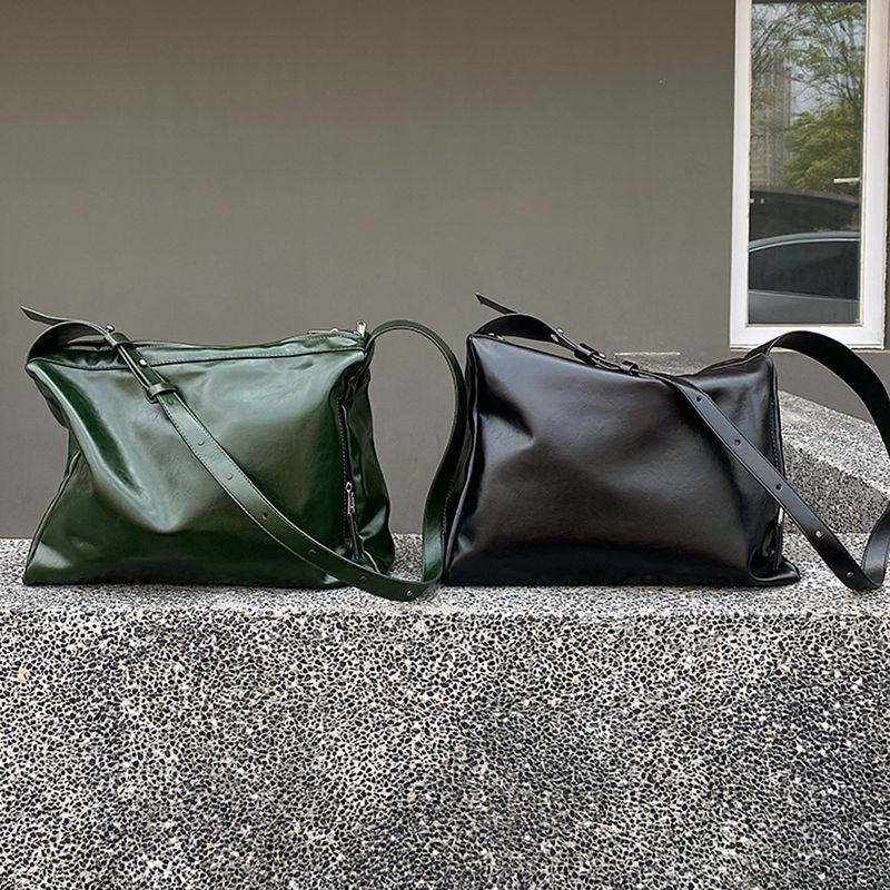 Leather Plank Cross Bag (2 colors/ DP36909)