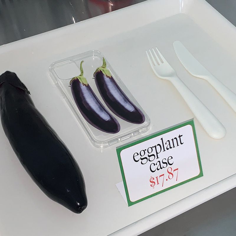inimini(イニミニ)の「Eggplant case - jelly hard(Smartphone Accessories)」