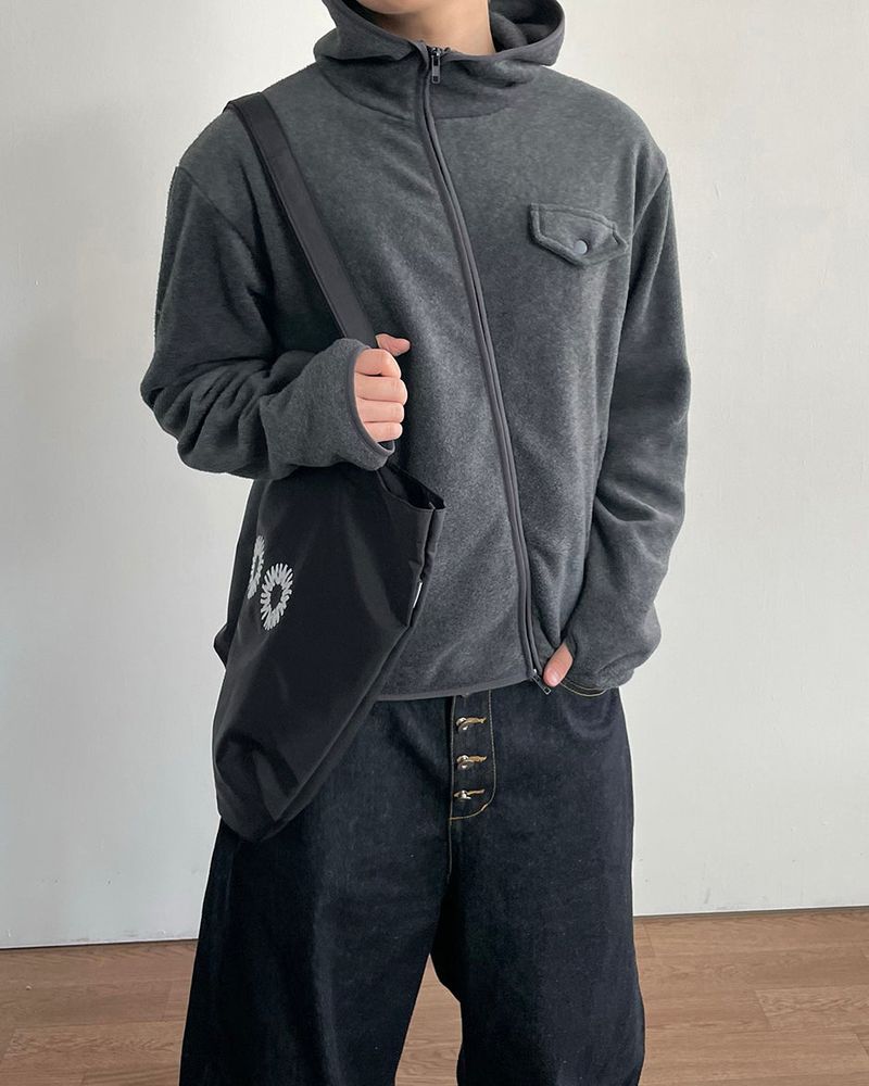 Noti Fleece Hood Zip-up
