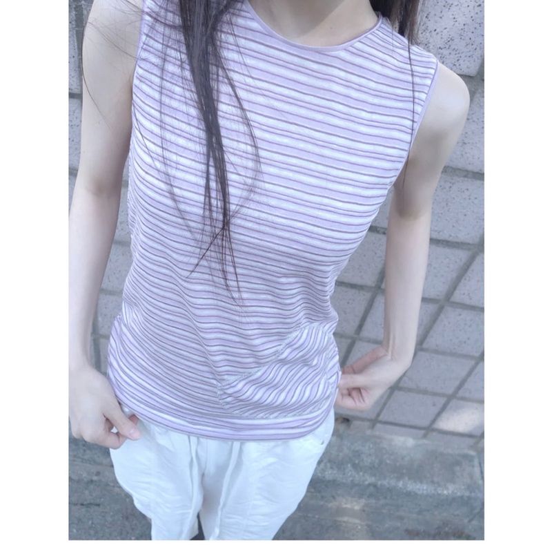 heart patch sleeveless