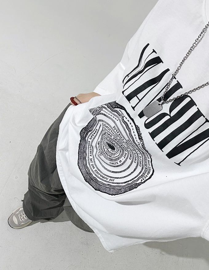 Grunge over t-shirt