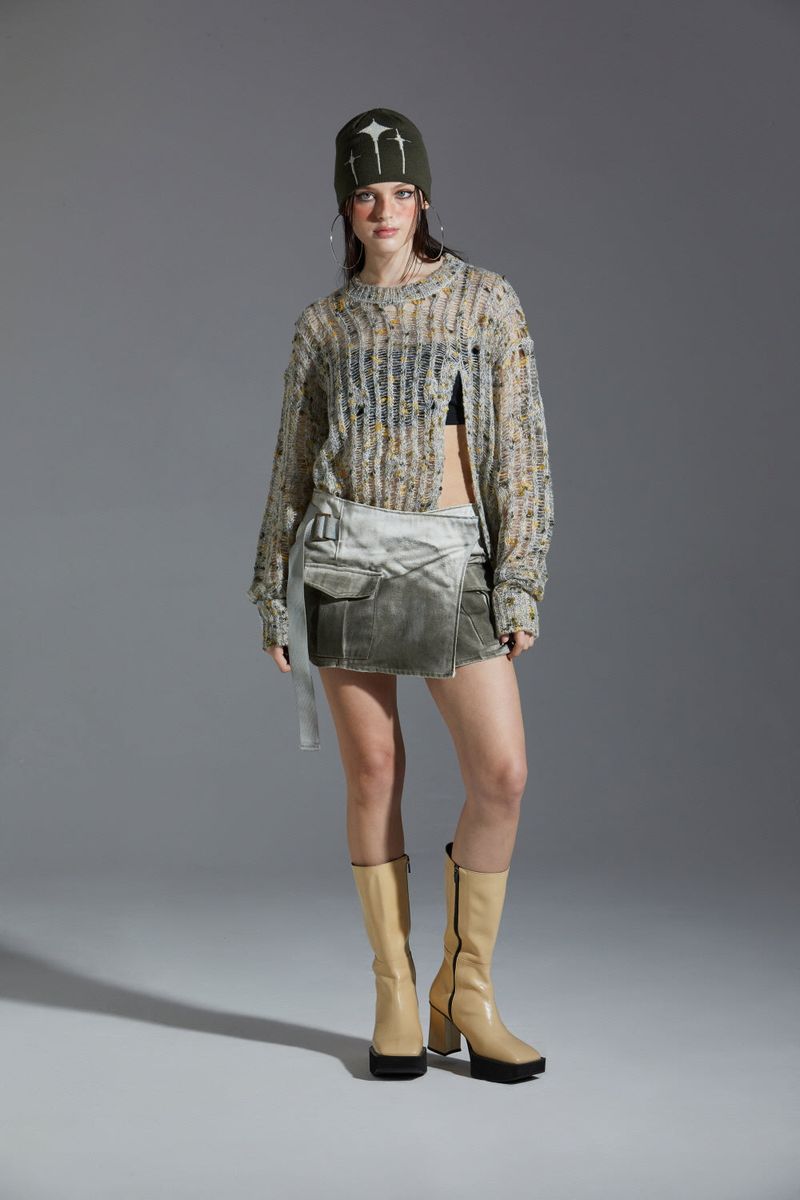 POP SLIT KNIT