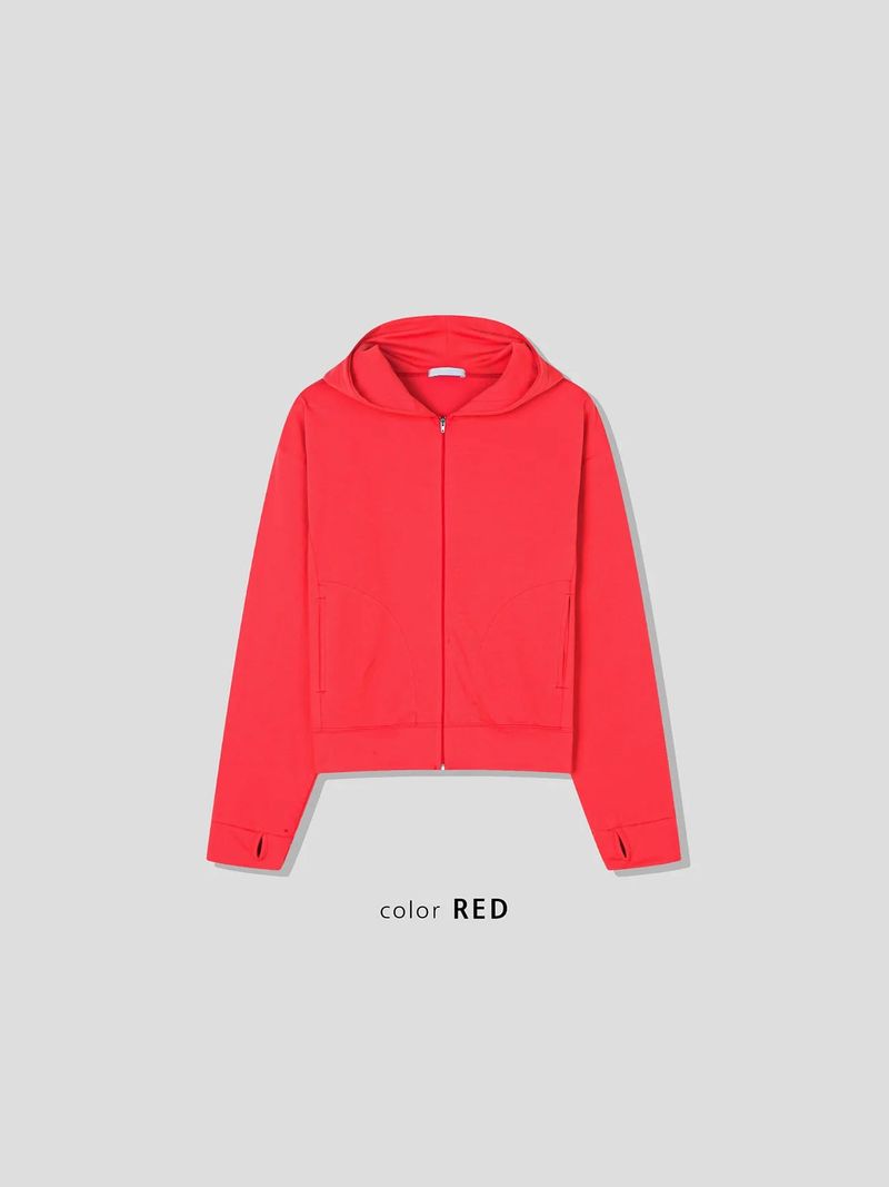 Work Single Zip Hoodie
