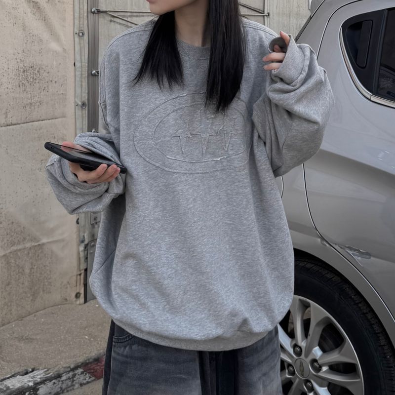 PEARCLAN(ペアクラン)の「triple appliqué sweatshirt(Tops)」
