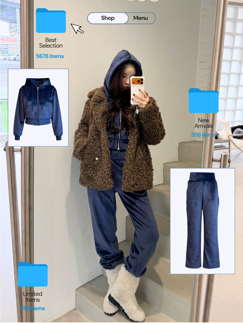 Velvet Winter Hooded Training Set