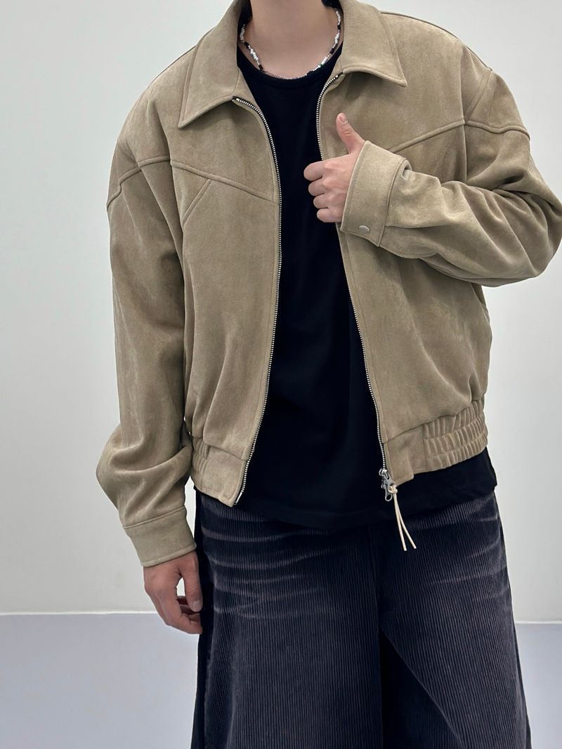 EL cut suede jacket 3C