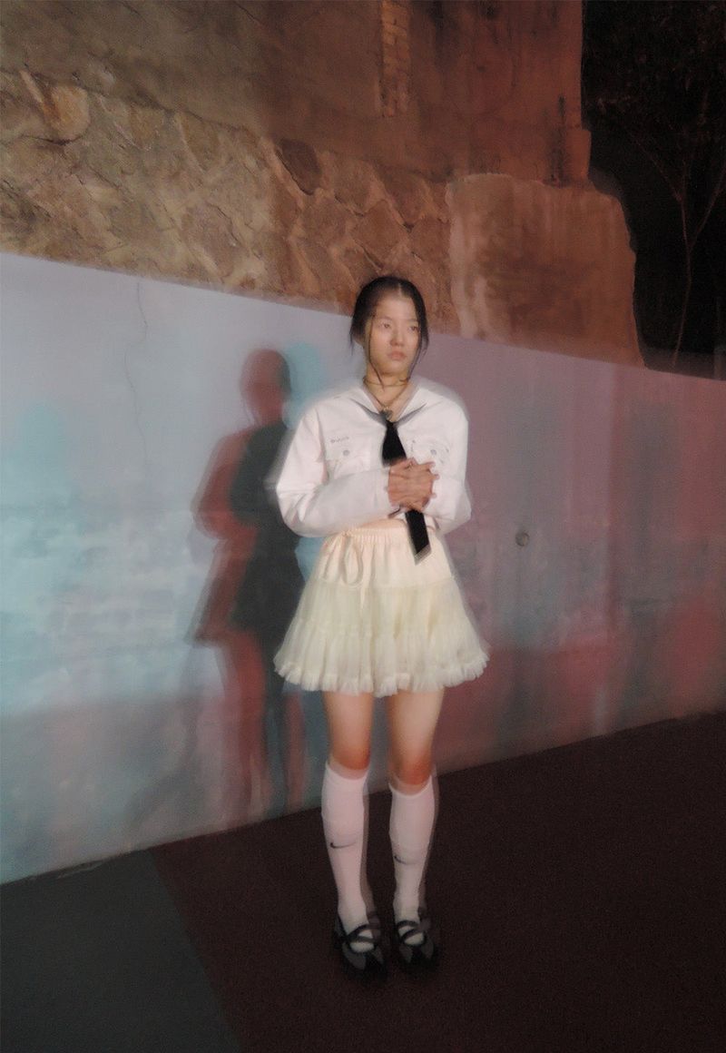 2-WAY KIRI TUTU SKIRT _CREAM