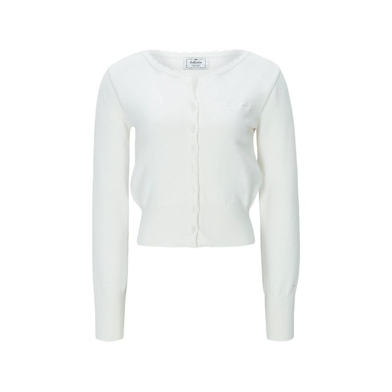CUPCAKE CARDIGAN-IVORY