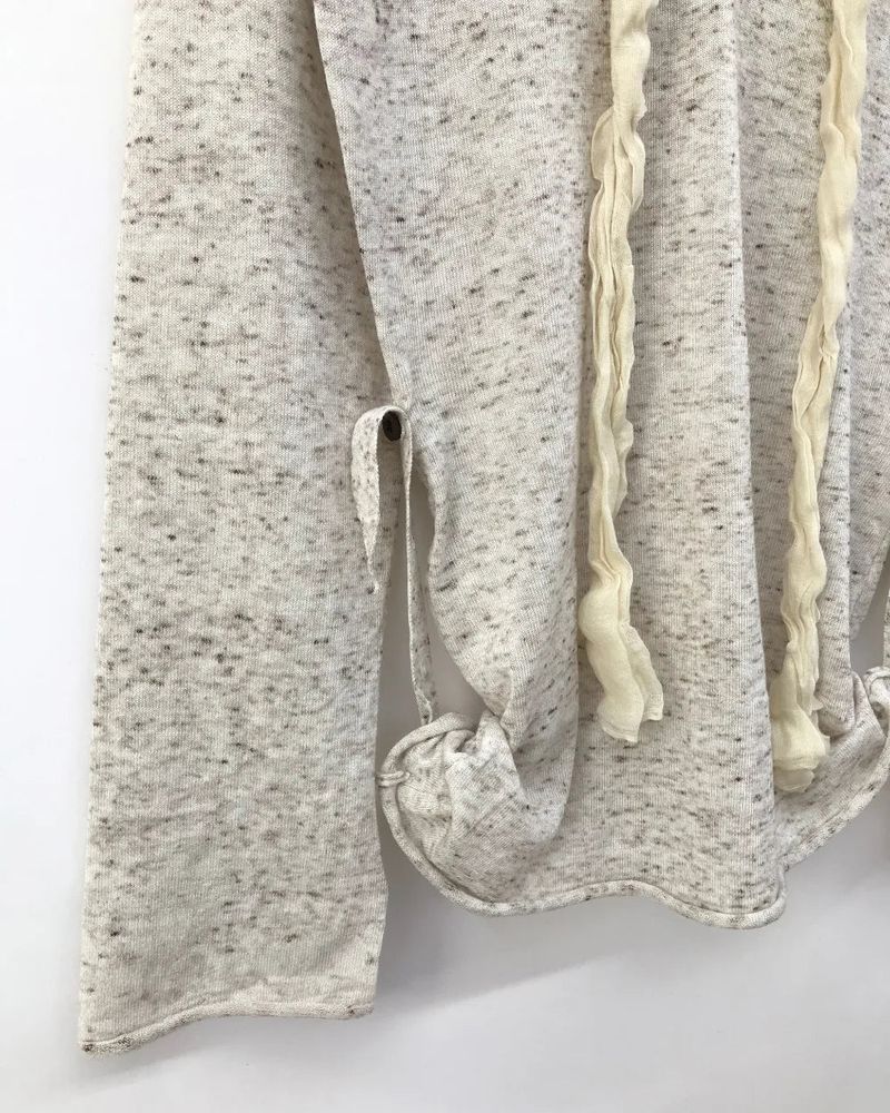 Ripi Side Button Knit+Scarf (4color)