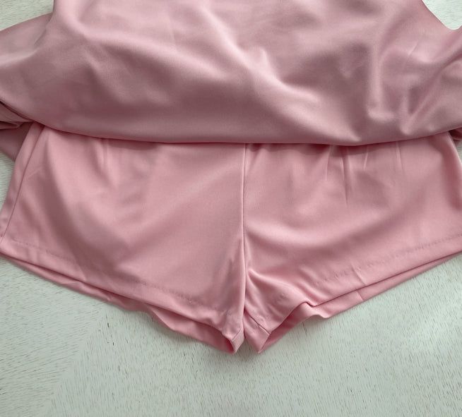 Beckin Span Mini Tiered Skirt Pants