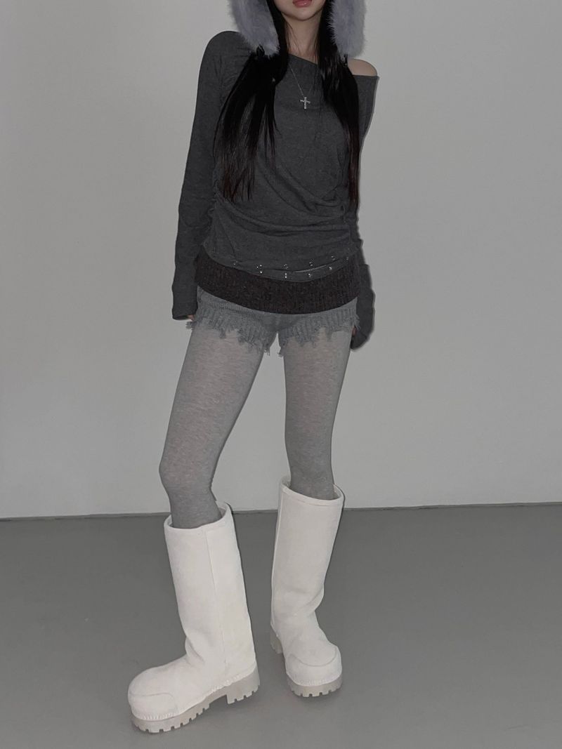 snow winter suede boots(3 color) 