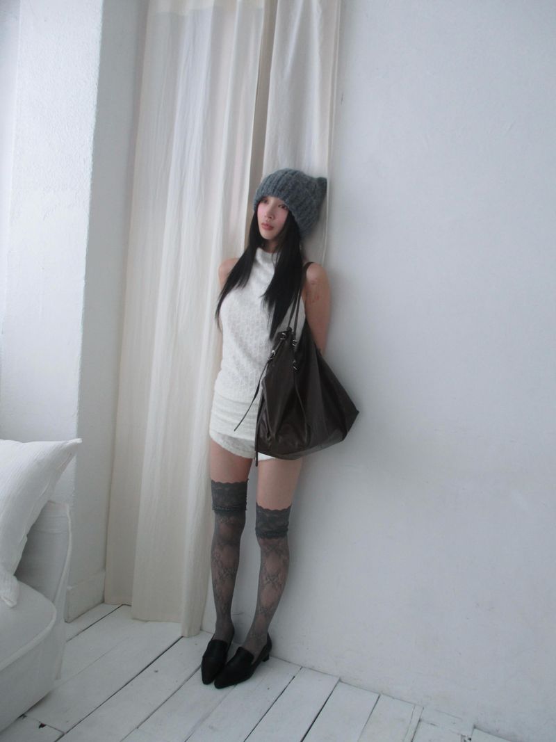 fur shorts
