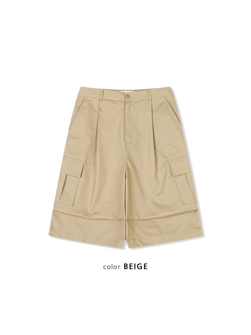 Pard Herringbone Cargo Bermuda