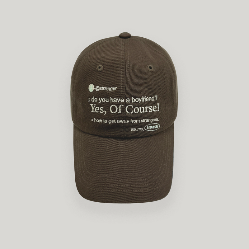 UBEIGE(ユーベイジ)の「Brown Yes Of Course Cap(Hats)」