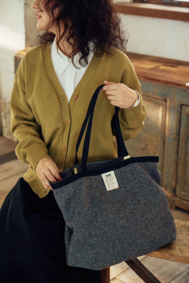 Shopper bag Wool Grey