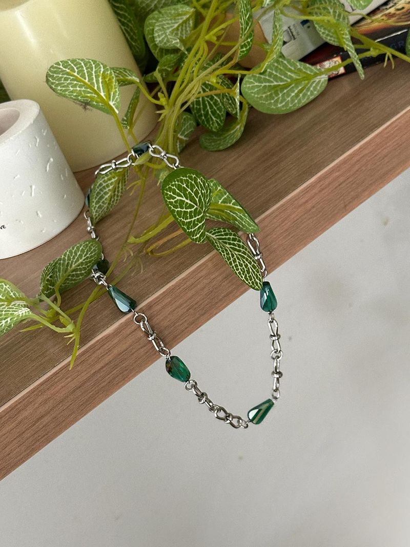 ASCLO Crystal Chain Necklace (3color)