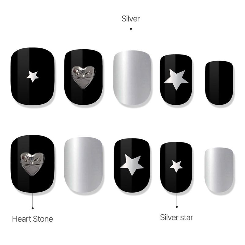 MUZMAK Reusable Nail Tip Dazed(Short Square)
