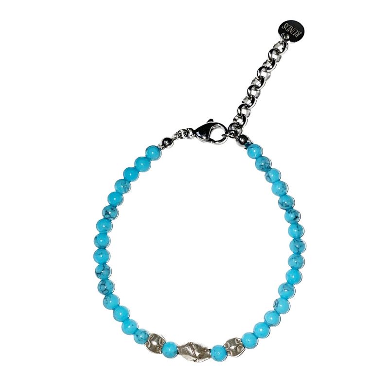 RUNDS（ランド）の「カレンシルバーターコイズブレスレット (2color)（アクセサリー）」