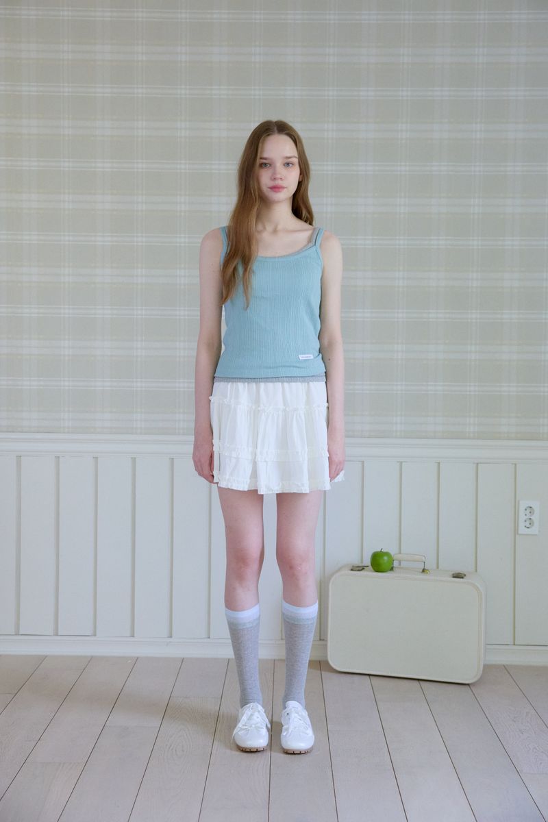 DAINTY FRILL MINI SKIRT