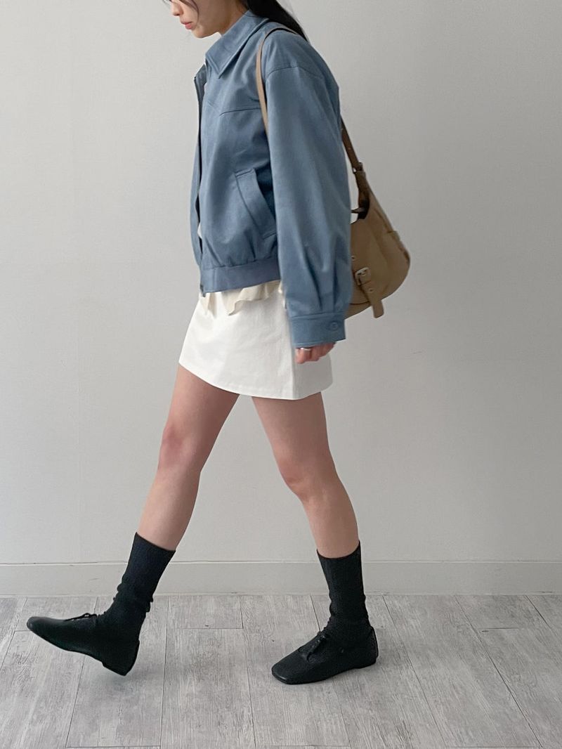 Steel Western Suede Blouson