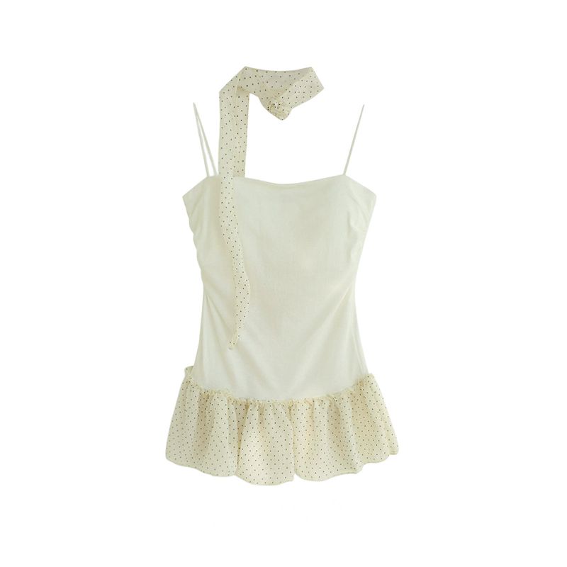 Cozy&Kitsch(コージーアンドキッチ)の「Luna Dot Frill Slip Top & Scarf Set 231629453(Dresses)」
