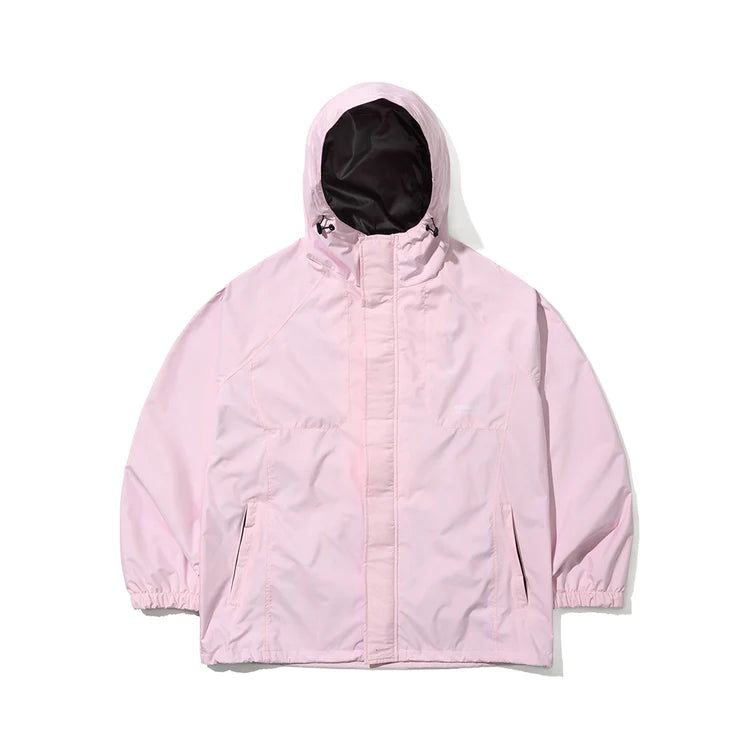 SOFT LIGHT HOODED JACKET - NAVY/BABY PINK