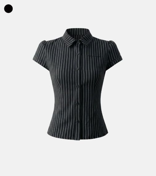 Vera Stripe Slim Shirt