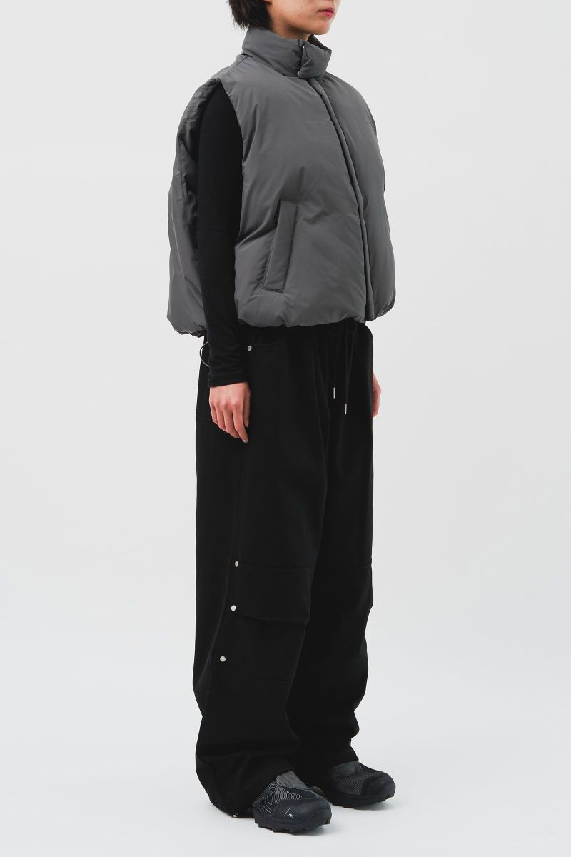 Toa Cropped Padding Vest (2color)