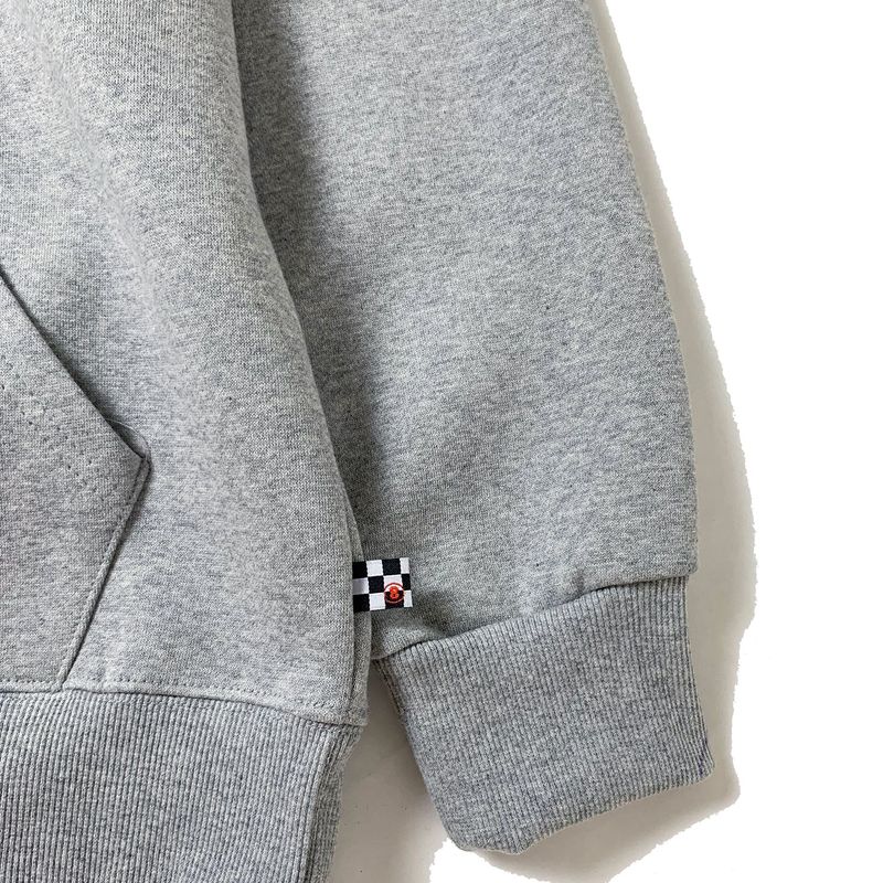 BURNING EYES HOODIE GRAY
