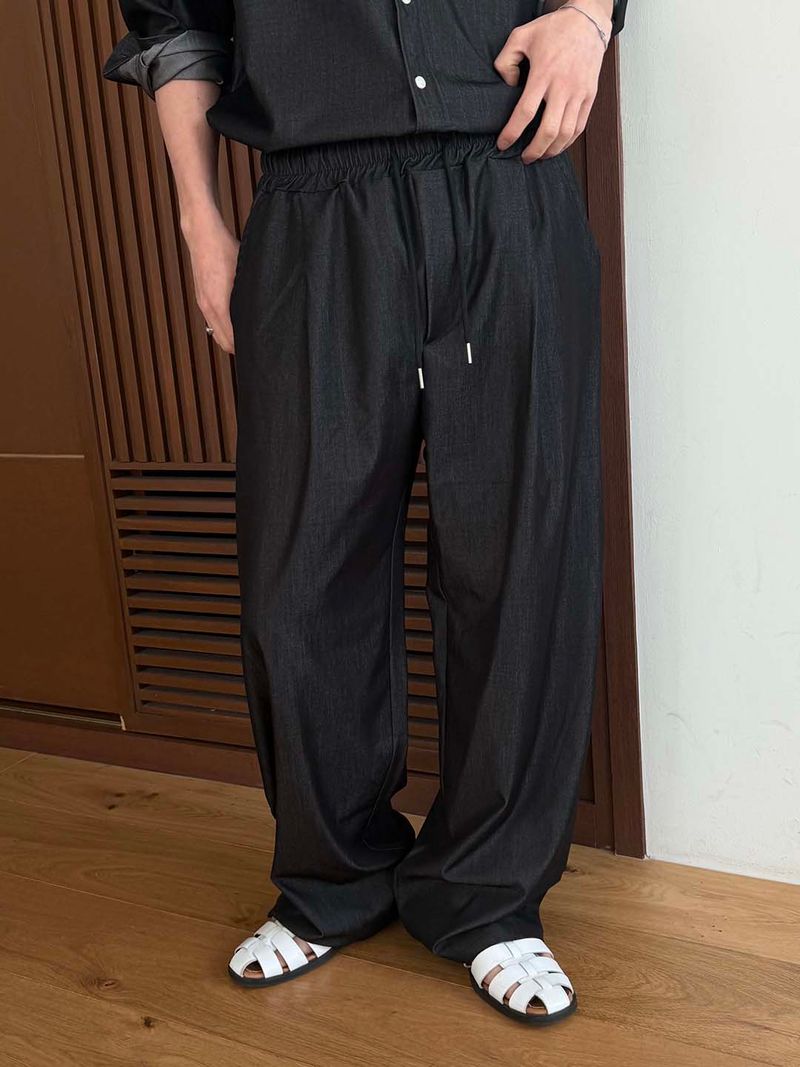LAURANT（ロラン）の「[SET UP가능] Cooling denim banding pants(2color)（Pants）」