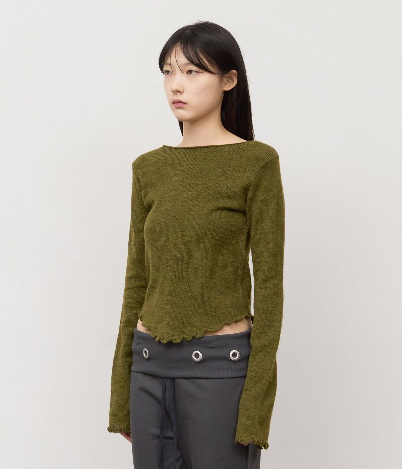 HIFIFNK(ハイファイファンク)の「(W) Ruf Frill Knit(Tops)」
