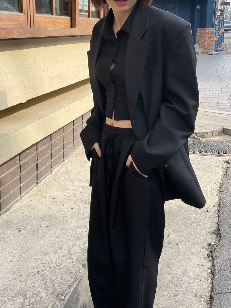 Umeda set up collar jacket