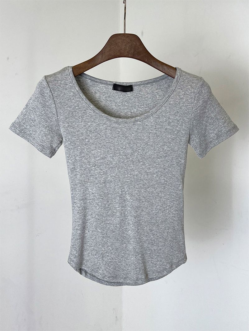 MODAL U-NECK TEE (4C)