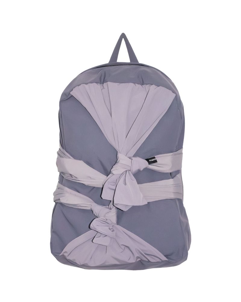 IUGAMAKARAS（イウガマカラス）の「Knotted Backpack (Ash Purple)（Bags）」